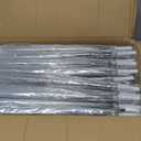 Reginary 30 Pieces Wedding Umbrellas Bulk Auto Open Stick Umbrellas with White European J Hook Handle Windproof Large Canopy Umbrella for Outdoor Wedding Bride Groom Photography Golf (Clear)