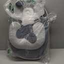 Rootling Baby Feeding Pillow, Anti-Overflow Feeding Pillow for Reducing Spit-Up, Safety Nursing Pillow, Baby Lounger Reflux Wedge Breastfeeding, Removable top and Bottom (Small, Black)