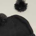 Minnie Mouse Big Kids Girls Knit Hat with Pom Pom Ears and Glove Set