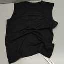 Bezioner Workout Tops for Women Quick Dry Tennis Golf Tank Tops Mesh Open Back Athletic Yoga Running Shirts Sleeveless, color black, L