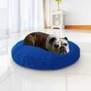 Muddy Mat Cloud K-9 Bed for Dogs & Cats, Soft & Relaxing Donut Dog Bed, Chenille Material, Removable Cover, Washable & Dryer SafeNavy Blue Small(25'x25')