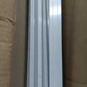 Juexica Ceiling Curtain Track Set White 6.6ft-9.8ft Heavy Duty Ceiling Mount Adjustable Length Curtain Rails with Clips Hooks End Hook