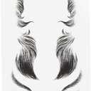 Hair Edges Stickers Fashion Temporary Tattoos Edges for Hair DIY Long Lasting Fake Hairline Sticker for Women Girls(ED-01), Pack Of 15