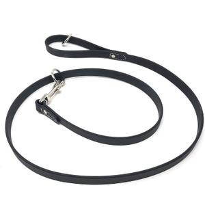 Regal Dog Products Waterproof Leash – 5 ft. Black Dog Leash with Easy to Use Collar Hook, Lightweight, and Proof Training Pet Lead with Vinyl-Coated Webbing for Small, Medium, Large, or XL Dogs