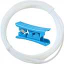 5M (16.4ft) PTFE Teflon Tube for 1.75mm Filament : 2.5mm ID4mm OD Bowden Tube, for Bambulab AMS X1/ X1C/ P1P/ P1S/ A1/ A1 Mini, Prusa MMU3/ Direct Drive Extruder, with Tubing Cutter.