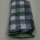 Extra Large Picnic Blanket 80''x 80'' Waterproof Foldable Picnic Mat for Beach, 5-Layer Outdoor Blanket for 6 to 8 Adults,Camping Grass Lawn Park Accessories Couple Park Wedding Registry(Navy Blue)