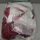 VeMee Santa Claus Costume For Men,Santa Suit,Santa Costume,Santa Suit Adults Men,Santa Outfit (Large, Burgundy)