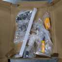 VEVOR Modern Floating TV Stand Wall Mounted, 55'' Under TV Shelf Floating Media Console Entertainment Center with Storage Cabinet, for Living Room & Bedroom, White