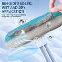 Multifunctional Pet Hair Remover,4 in1 Cat and Dog Hair Removal for Couch with Extra Long Handle,Washable Lint Brush for Dog & Cat Hair, for Furniture, Carpet, Clothes, Bedding, Tile, Window1 PCS