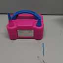 Balloon Pump Electric, Portable Automatic Dual Nozzle Inflator 110V 600W with Tying Tools for Birthday Gender Reveal Baby Shower Balloons Party Decorations (Rose Red)