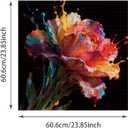 Puzzle for Adults 1024 Pieces,Colorful Paint Flower JigsawPuzzle, Challening Impossible Difficult Hard Fun 1024 Pieces Jigsaw Puzzles for Adults