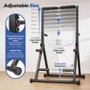 Foldable Pull Up Bar Free Standing, Strength Training Pull-up Bars Adjustable Pull Up Station, Power Tower Pull Up Bar Multi-Function Pull Up Dip Station Workout Equipment For Home Gym Support 480 LBS