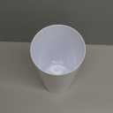 iDesign Freestanding Bathroom Toilet Paper Storage Holder with Lid for 3 Extra Rolls, White (Pack of 1)