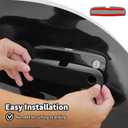 Voodonala for Challenger Door Handle Cover Trim Embellishment Fit for 2012-2025 Dodge Challenger Exterior Accessories 2pcs Black
