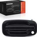 2 x A-Premium Front Left Driver Side Exterior Door Handle with Keyhole | Compatible with Chevrolet Silverado 1500 2500 3500, Tahoe, Suburban 1500 & GMC Sierra 1500 2500 & Cadillac Escalade
