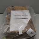 QEEIG Floating Shelves for Wall Bathroom Shelf Bedroom Kitchen Living Room Farmhouse Small Book Shelf 16 inch Set of 4, Brown (015-BN4)