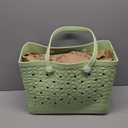 Rubber Beach Tote Bag Waterproof Tip-Proof Outdoor Tote Bag for the Beach Boat Pool Sports
