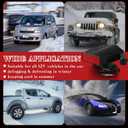 2 Pcs 12 V 150 W Portable Car Heater Windshield Defogger Automobile Defroster Dashboard Heater 360 Degree Rotation Car Heater with Fan Windshield Heater Defroster for Car Trucks