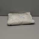 DriftAway Pinch Pleat Valance Kitchen Curtains Linen Textured Cafe Curtains for Small Window Bathroom Laundry Room 2 Panels Back Tabs Farmhouse Rustic 30 x 36 Inches Light Linen