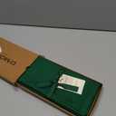 D'Moksha Homes Forest Green Linen Napkins Set of 4 - Classic Hemstitch 100% Pure Linen Hemstitch Dinner Napkins 20 x 20 Inch for St Patricks Day, Easter - Handcrafted and Machine Washable