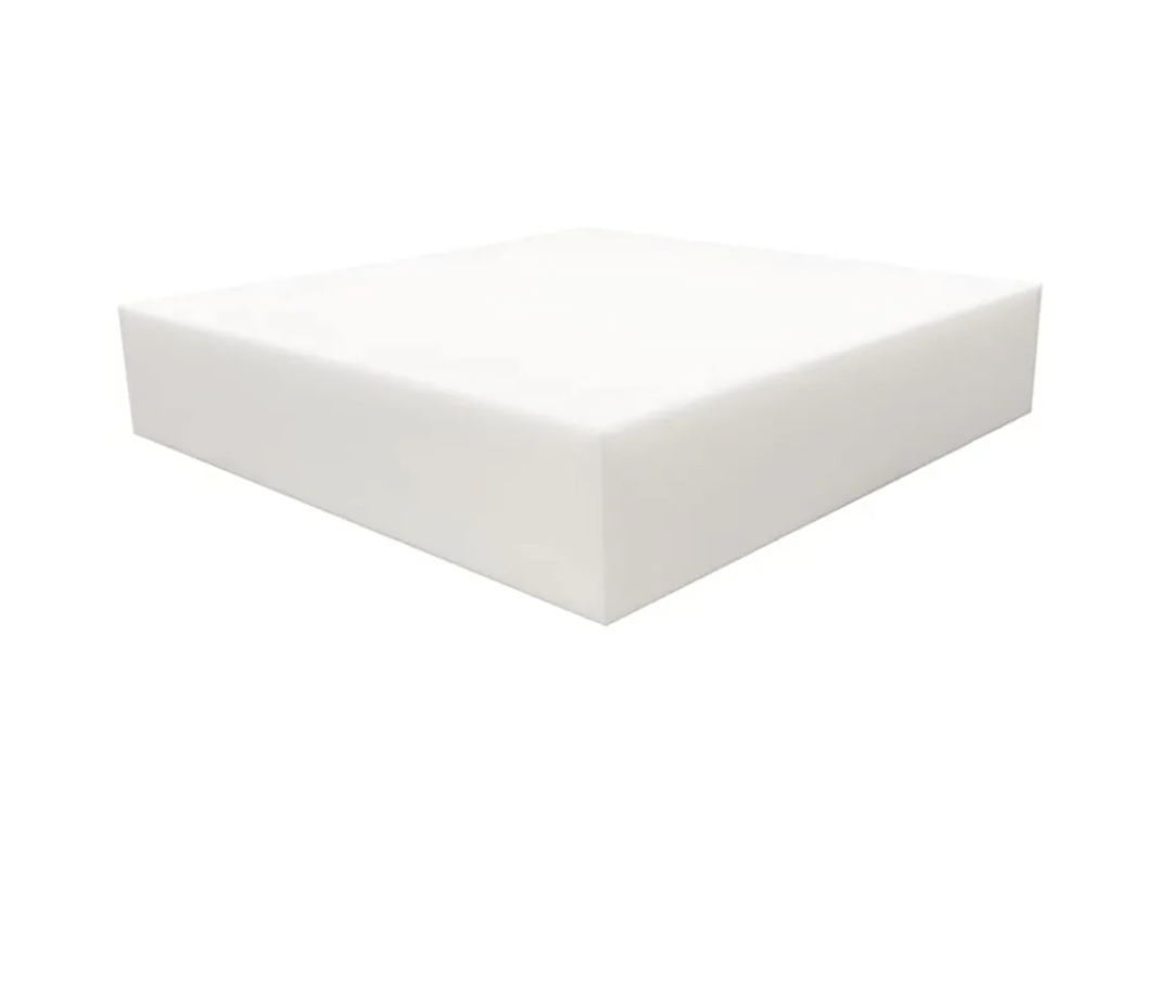 Foamy Foam High Density 6 inch Thick, 24 inch Wide, 24 inch Long Upholstery Foam, Cushion Replacement