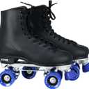 CHICAGO Skates Premium Black Quad Roller Skates for Boys and Men Beginners Classic Adjustable High-Top Design for Indoor or Outdoor Skates and Roller Derby (9)