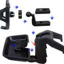 Phone Holder Mount Compatible with 2011-2018 Jeep Wrangler JK JKU Dash Multi-Mount Phone Kit with Storage Box Interior Accessories