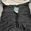 Yobee Weatherproof Toddler Footmuff Universal Sleeping Bag for Stroller, Comfortable Warm Temperature Adjustable Safe Bunting Bag, Waterproof Blanket Fit All Stroller (Black)