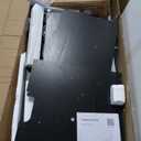 Electric Fireplace TV Stand, 67-Inch Wood Entertainment Console with 18" Fireplace Insert, Adjustable Temperature & LED Flames, Storage Shelves for Media Center, Gray