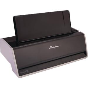 Swingline Electric Hole Puncher 2 Hole, 28 Sheet Capacity Hole Punch, Jam Resistant, Touch Screen, Platinum (74532)