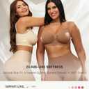 FeelinGirl Bras for Women Wireless Bralettes No Underwire Unlined Seamless Everyday Bras 3-Pack (XL)