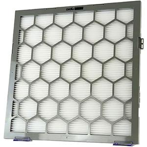 Air Filter - OlitAir Furnace/HVAC/Air Condition, 20 x 20 x 1, MERV Rating 8-5-Pack with Reusable ABS Plastic Frame - Pleated, PET/PP