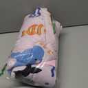 Joyreap 4 Piece Toddler Bedding Set for Girls- Ocean Theme Pink Design, Microfiber Toddler Bedding Comforter Set for All Seasons