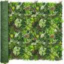 ODTORY Artificial Plant Wall Panels: 80"120" UV-Anti Faux Grass Wall Backdrop Boxwood Ivy Fence Privacy Screen Fake Greenery Leaf Hedge for Outdoor,Indoor,Garden,Backyard and Home Decor
