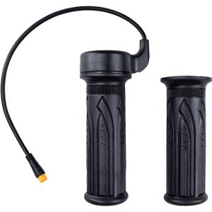 Flylin EBike Throttle Grip, 20X Electric Bicycle Scooter Twist Throttle, with 3 Pin Waterproof Joint, Ebike Handlebar, Conversion Kit Parts(22.2mm/0.87in)