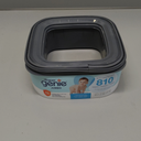 Diaper Genie Jumbo Square Refill, with Continuous Film, can Hold up to 810 Newborn-Sized Diapers per Refill.