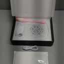 Nail Dust Collector, heemeei Protable 10 Speeds Dust Collector Nail Tech with 30 Pcs Disposable Filter Papers, 6000RPM Powerful Lightweight Nail Vacuum for Beginner Acrylic Nail Manicure Home Salon