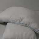 King Size Pillows Set of 2, Soft Fluffy and Supportive Hotel Collection Pillows 2 Pack for Side and Back Sleeper, Filled with Down Alternative Microfiber (White)