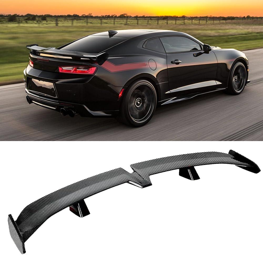 DREAMIZER Universal Spoiler,54 inch Car Spoiler Pro Style Trunk Spoiler Compatible with Toyota Corolla Honda Civic Nissan Altima and More, Carbon Fiber, 54 inch