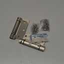 Luxbaro 2 Pack Self Closing Door Hinges 3.5 Inch, Spring Door Hinge with 5/8'' Radius Corners, Adjustable Tension for Garage, Front Door, Back Door, for Left and Right Hand Door, UL Listed