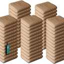 100% Cotton Washcloths 60 Pack|700 GSM|Soft Face & Body Washcloths|Highly Absorbent|12 x 12 Inches|Coffee