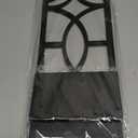 Candle Wall Sconces Set of 2, Black Metal Wall Art Decor for Living Room, Dining Room, Bedroom, Bathroom (16.5 x 7 in)