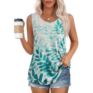 Ribbed Tank Tops for Women 2025 Summer Sleeveless Collar Polo Shirts Dressy Casual V Neck Camisole Work Blouses (White, L)