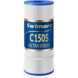 Ultra Series for Hayward C150S Pool Filter Cartridge 150 sq ft | Replaces CX150XRE/PA150S/C-9441; fits C150S; 5 oz/sq yd heavy-duty trilobal 10-micron media for high dirt loads & steady flow