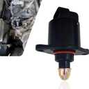 1 PC Fuel Injection Idle Air Control Valve, Throttle Stepper Motor for Stable Engine Operation, Replacement Parts 90380 10526 90325864, Compatible with King Kong Idle Motor (Black)