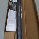 BlastHome Non-Adjustable Luxury Curtain Rods for Windows, 1  Rod Set, 3 1/2 foot Fixed Length, Brushed Dark Brown