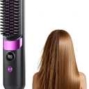 Quick Styling Wireless Straightening Brush 2026 Cordless Hair Comb for On-the-Go Touch-Up, 30s Fast Heat, Ionic & Ceramic Care, 4 Heat Levels with Display, Type-C Long Battery