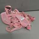 Sexy Underwire Cute Push Up Strappy Embroidered Mesh Sheer Lingerie Set See Through Panty Bra, Size Medium