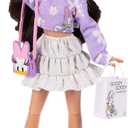 Disney ILY 4EVER Fashion Dolls Inspired by Daisy 11.5" Tall with 13 Points of Articulation, Glittery Mickey Ring Included for You!