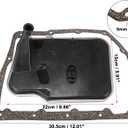 X AUTOHAUX No.24117518741 Car Transmission Filter Oil Pan Gasket Set for Mini Cooper 1.6L Base 2002-2008 for Mini Cooper S 1.6L 2002-2005